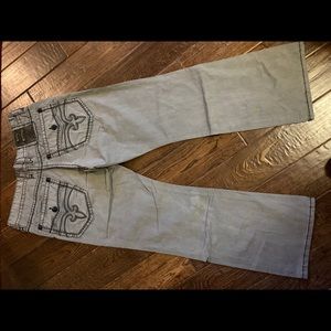 NEW MEN'S ROCK REVIVAL 100% COTTON JEAN